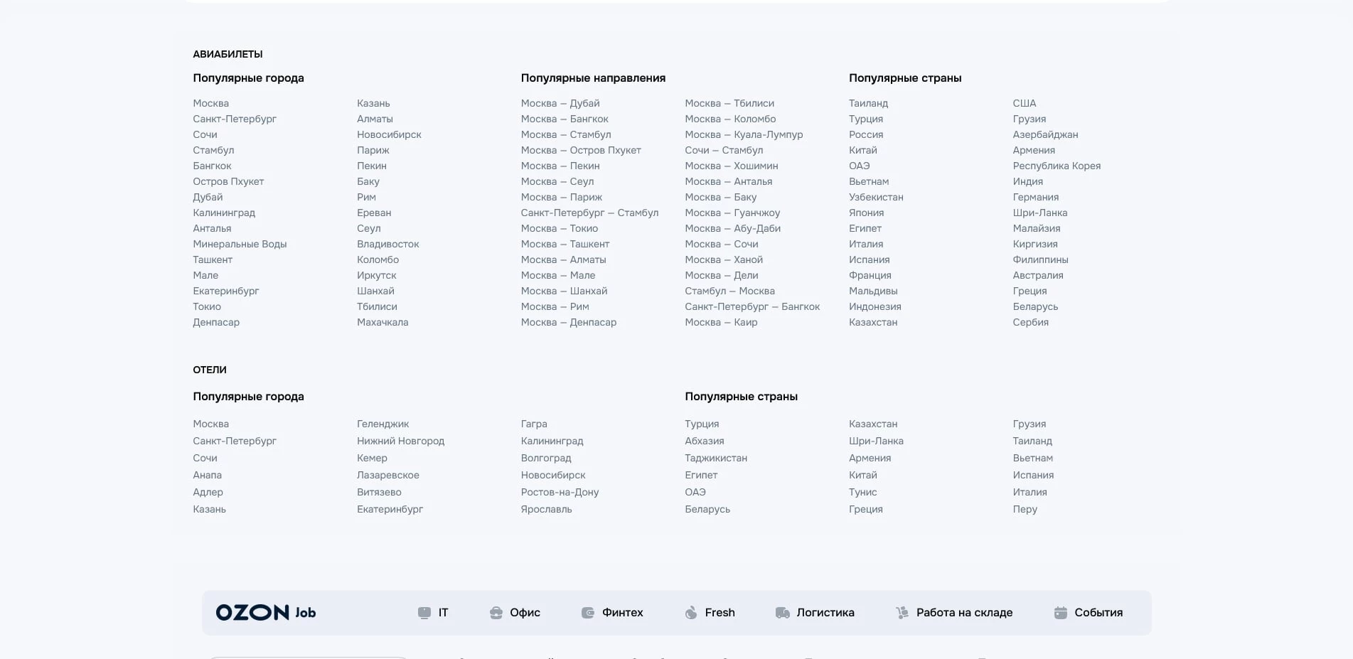 озон тревел